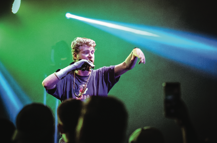 Yung Gravy Donated 1900 Bras Fans Threw At Him On Stage & Helped